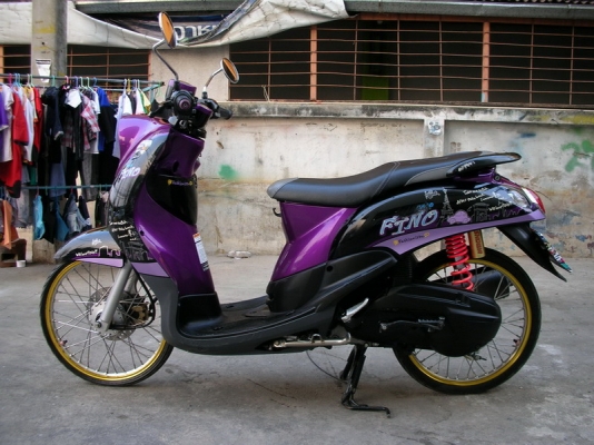 Fino ลายปารีส รถปี55 สวยๆเครื่องเดิมๆ แต่งภายนอกอย่างเดียวครับ