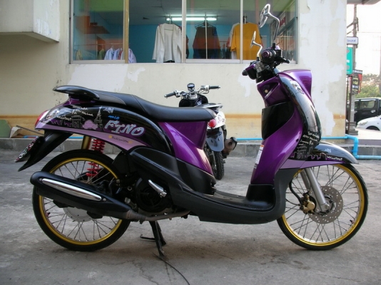 Fino ลายปารีส รถปี55 สวยๆเครื่องเดิมๆ แต่งภายนอกอย่างเดียวครับ