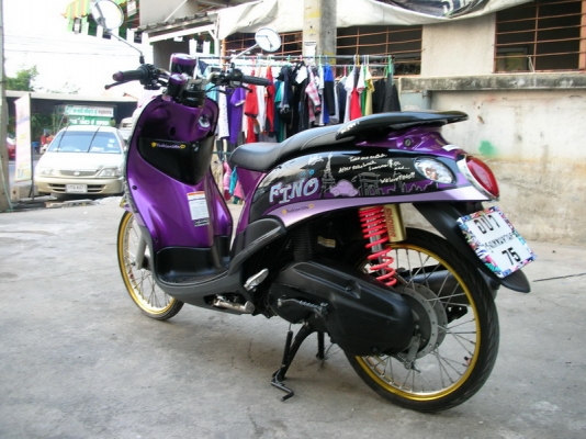 Fino ลายปารีส รถปี55 สวยๆเครื่องเดิมๆ แต่งภายนอกอย่างเดียวครับ