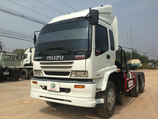 รถหัวลาก Isuzu GXZ 270 แรงม้า สภาพสวย พร้อมใช้งาน ทดลองขับได้ สนใจติดต่อ เอ็ม ที เจริญยนต์ 086-30344