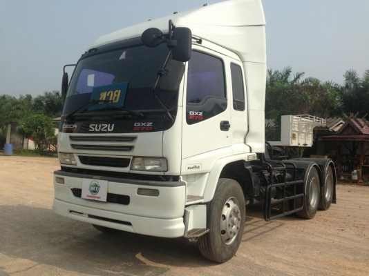 รถหัวลาก Isuzu GXZ 270 แรงม้า สภาพสวย พร้อมใช้งาน ทดลองขับได้ สนใจติดต่อ เอ็ม ที เจริญยนต์ 086-30344