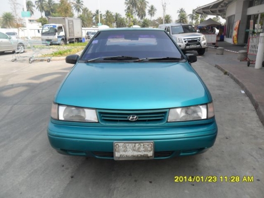 ขายรถฮุนได เอ็กเซลปี94 เครื่องเดิม1.5หัวฉีด พวงมาลัยเพาเวอร์ กระจกไฟฟ้า ภายในเบาะหนัง ตัวถังบางเดิม รถขับดี พร้อมใช้ ภาษีปี57 ขายถูกครับ