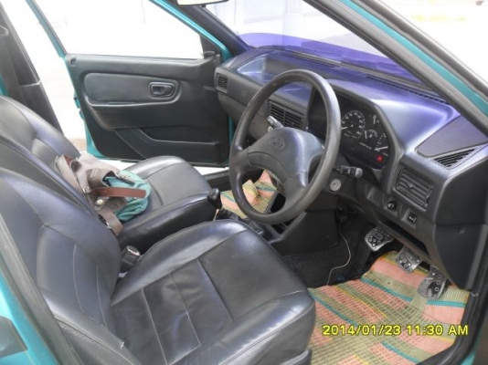 ขายรถฮุนได เอ็กเซลปี94 เครื่องเดิม1.5หัวฉีด พวงมาลัยเพาเวอร์ กระจกไฟฟ้า ภายในเบาะหนัง ตัวถังบางเดิม รถขับดี พร้อมใช้ ภาษีปี57 ขายถูกครับ