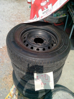 ขาย ล้อ 6 รู ขอบ 15 พร้อมยาง ใหม่