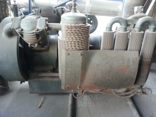 ขายปั้มลมพร้อมมอเตอร์ 20แรง ของเก่านอก 380v. ลมแรงมากคับ