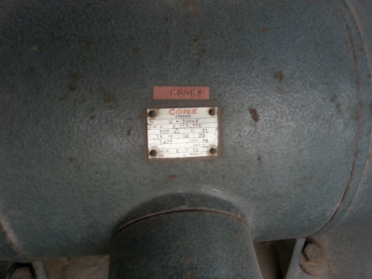 ขายปั้มลมพร้อมมอเตอร์ 20แรง ของเก่านอก 380v. ลมแรงมากคับ