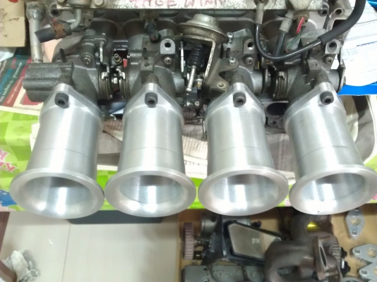 ปากแตร 20v ฝาดำ+adaptor ลิ้น20v ฝาดำต่อกับ4age16v