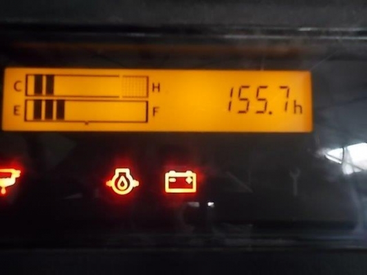 รถฟอร์คลิฟท์ ขนาด 2ตัน Toyota รุ่น: 02-8FDL20 ซีเรียล:8FDL25-31783 ปี:2012  ชั่วโมง:150