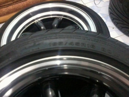 แม๊กกล้วย 16 หน้า 8 หลัง 9 พร้อมยางขนาด 4 รู 100 ราคา 12900