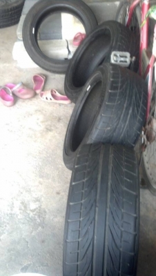 ยางดันลอบ 195-50-15 สภาพดี ราคาชุดละ 2800