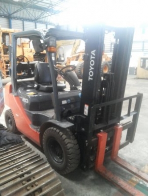 ขาย! รถโฟคลิฟท์(LPG)นำเข้า มือสอง TOYOTA / 02-8FG20 / 8FG25-31966 / ปี2012 / 171ชม / ขนาด2ตัน