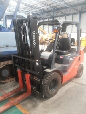 ขาย! รถโฟคลิฟท์(LPG)นำเข้า มือสอง TOYOTA / 02-8FG20 / 8FG25-31966 / ปี2012 / 171ชม / ขนาด2ตัน