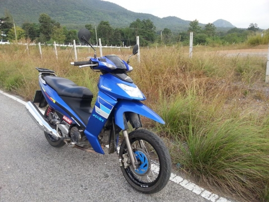 เครื่อง Kawasaki ZX 130 cc สตาร์ทมือ พร้อมชุดไฟ+คาร์บูแดชแท้ มีเอกสารพร้อมชุดโอ