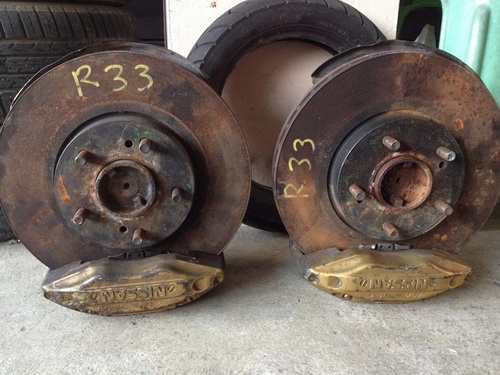 >>> ยกชุดเบรก Skyline R33 <<<