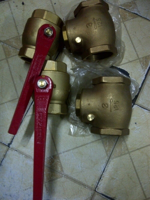 ขาย.. บอลวาวล์ 3นิ้ว เช็ควาวล์ 3นิ้ว ของkitz