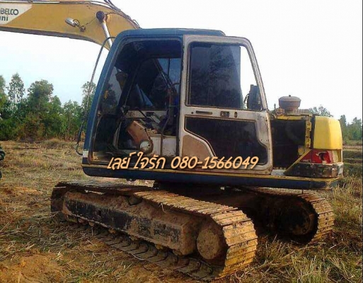 **850,000 บ.ต่อรอง**ขายแบคโฮ KOBELCO MARK III SK120 เครื่องเดิมปั๊มเดิม แน่นดี แรงไฟฟ้าตัดเฉพาะมอร์เตอร์คันเร่ง ที่เหลือเต็ม ช่วงล่าง70-80\% โซ่ บูท โรลเลอร์ ใบแทร็ก สภาพดี เอวแน่น ทำงานเร็วดีไม่โหลด บูมอาร์ดีไม่ปะไม่ดาม สีสันดีพอใช้ รถใช้งานอยู่ปิกติครับ