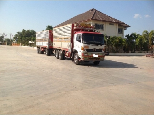 ขายรถสิบล้อ HIno MEGA FM 320 ปี 51 พ่วงแม่ลูก คอกเกษตร ดั้มเนียม ชุดใหญ่ อู่เบิ้ม แถมประกัน ป 1