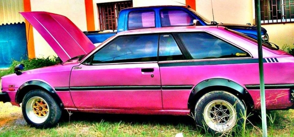 ขาย TOYOTA TE71liftback สีน้ำพู