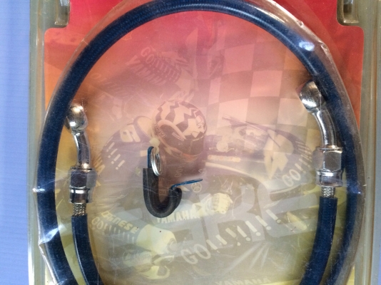 สายถักเบรคเกอร์สีน้ำเงินยาว 30" สายถักเบรคเกอร์สีน้ำเงินยาว 30"