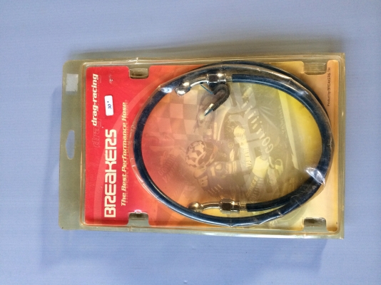 สายถักเบรคเกอร์สีน้ำเงินยาว 30"