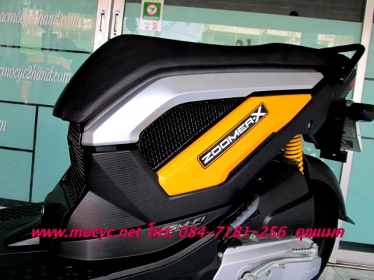 ZOOMER สีเหลือง สีขายดี มาใหม่  ไมล์ 1515 โล ใหม่กิ๊ก แถมฟรี  เสื้อ และหมวกกันน็อก 44900