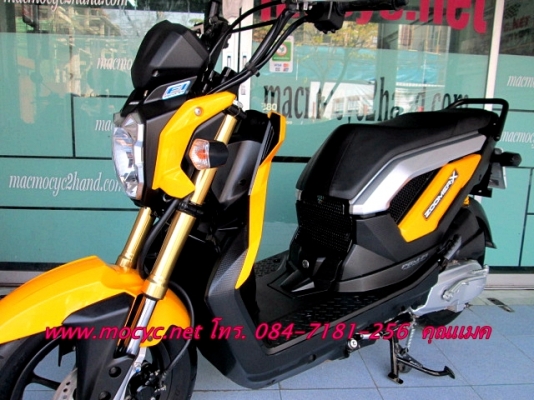 ZOOMER สีเหลือง สีขายดี มาใหม่  ไมล์ 1515 โล ใหม่กิ๊ก แถมฟรี  เสื้อ และหมวกกันน็อก 44900