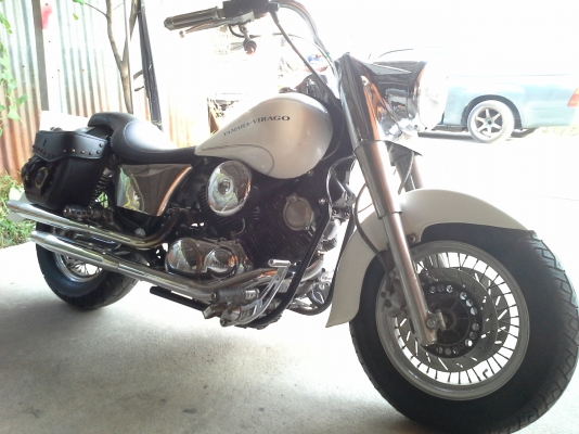 YAMAHA VIRAGO 750cc.เครื่องดีเดินเบานิ่ง อินวอยร์ชื่อคนซื้อ