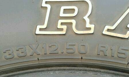 ขายยางMud 33x12.5R15ปี11