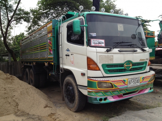 ขายHINO MEGA 260 แรง ดั๊มพ์แม่-ลูก สภาพสวยมาก แถมประกันชั้น1