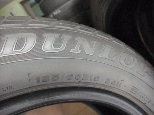 ยาง DUNLOP 185/60/15 ปี12 ยาง DUNLOP 185/60/15 ปี12