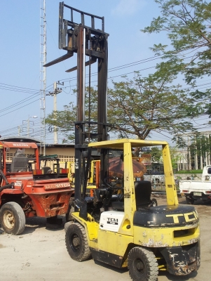 Forklift  TCM ขนาด 2.5 ตัน  ดีเซลC-240  ยกสูง 4.0MM เกียร์อัตโนมัติ  งาสไลด์