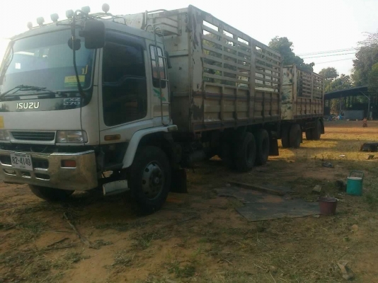 Isuzu ยูโรวัน 270 ปี2543 รถพ่วงแม่ลูก ไม่ดั๊ม Isuzu ยูโรวัน 270 ปี2543 รถพ่วงแม่ลูก ไม่ดั๊ม