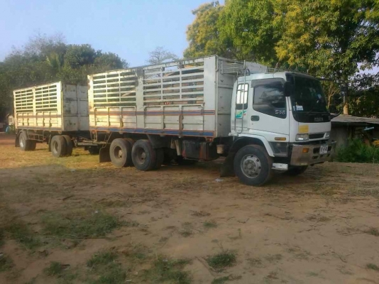 Isuzu ยูโรวัน 270 ปี2543  รถพ่วงแม่ลูก ไม่ดั๊ม