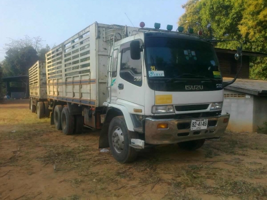 Isuzu ยูโรวัน 270 ปี2543 รถพ่วงแม่ลูก ไม่ดั๊ม Isuzu ยูโรวัน 270 ปี2543 รถพ่วงแม่ลูก ไม่ดั๊ม