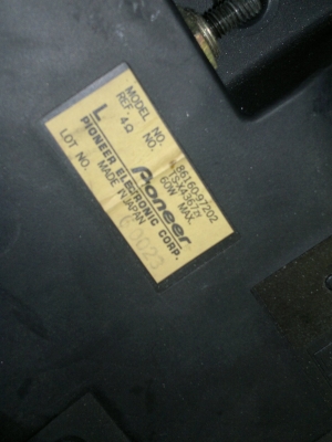 ลำโพง Box กล่อง Carrozzeria PIONEER