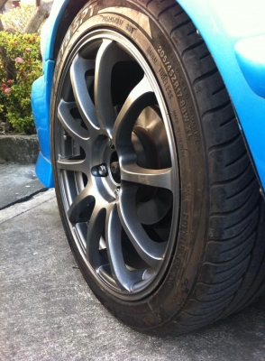 ล้อ ADVAN RS ขอบ 17 4รู100 กว้าง 7 ออฟ 38 สีเทา ล้อ ADVAN RS ขอบ 17 4รู100 กว้าง 7 ออฟ 38 สีเทา