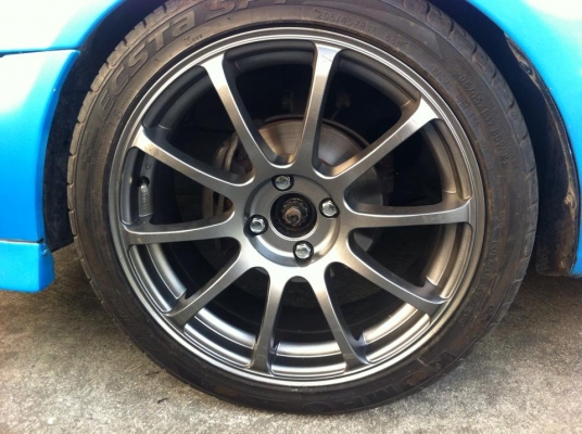 ล้อ ADVAN RS ขอบ 17 4รู100 กว้าง 7 ออฟ 38 สีเทา ล้อ ADVAN RS ขอบ 17 4รู100 กว้าง 7 ออฟ 38 สีเทา