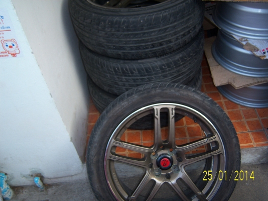 แม็กขอบ17x7พร้อมยาง205 45 17