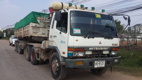 ขายด่วนไอ้หลงหัวลากยูโรทูติดก๊าชNGVพร้อมหางสามเพลาดั้มรีบจองโทร0801515451