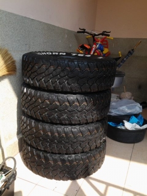 ยาง 245/75 ขอบ16 ปี10 สภาพดี และกระทะซูซูกิ 5 รู 139