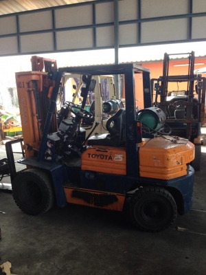 ขาย ฟอล์คลิฟต์ 2.5 ตัน TOYOTA 5FG25  เสา 4.3 เมตร รถเก่าญี่ปุ่น