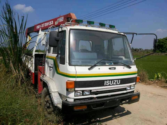 10ล้อเพลาเดียวติดเครน