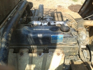 ขายหกล้อ Nissan วางเครื่อง Mitsubishi 4 สูบ 115 แรง หัวยกได้ ทะเบียนพร้อม