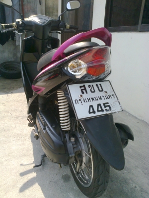 ขาย Yamaha mio ปี53 สีม่วง-ดำ