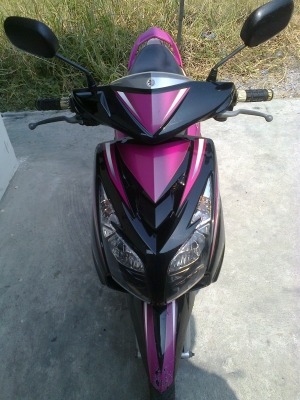 ขาย Yamaha mio ปี53 สีม่วง-ดำ