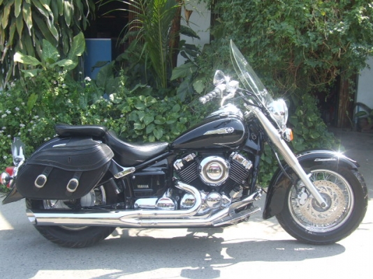 ขาย DRAGSTAR 400 classic แต่งทรง road king เก็บงานใหม่แล้ว