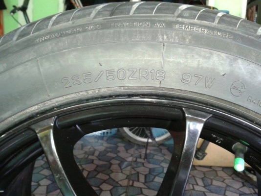 ขาย ล้อ ขอบ 18 สวยๆ ยางเหลือ อีกเยอะ คับ ไม่เคยซ้อม พร้อม อาแด็บเตอร์ 15000