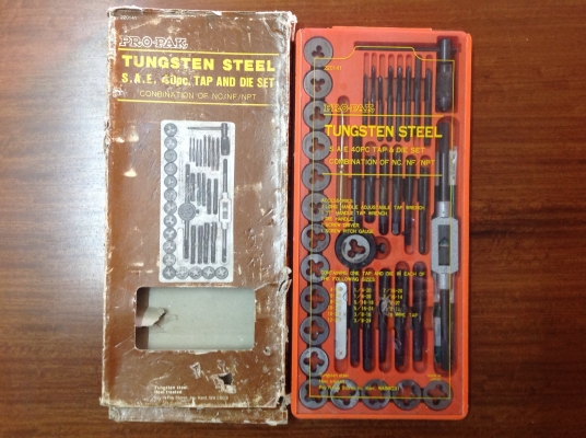 ขายอุปกรณ์ต๊าปเกลียวนิ้ว 40 ชิ้น ขายอุปกรณ์ต๊าปเกลียวนิ้ว 40 ชิ้น