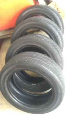 ยางดันลอป 195-55-15 ปี 12 สวยๆ 4 เส้น 3700 บาท