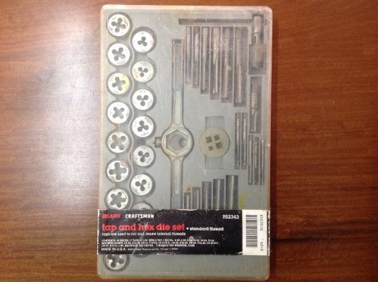 ขายชุดต๊าปเกลียวนิ้ว Vintage Craftsman 38 ชิ้น